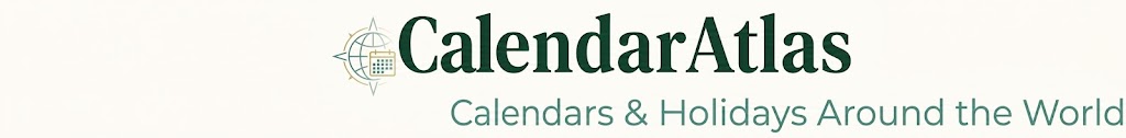 CalendarAtlas — Calendars & Holidays Around the World